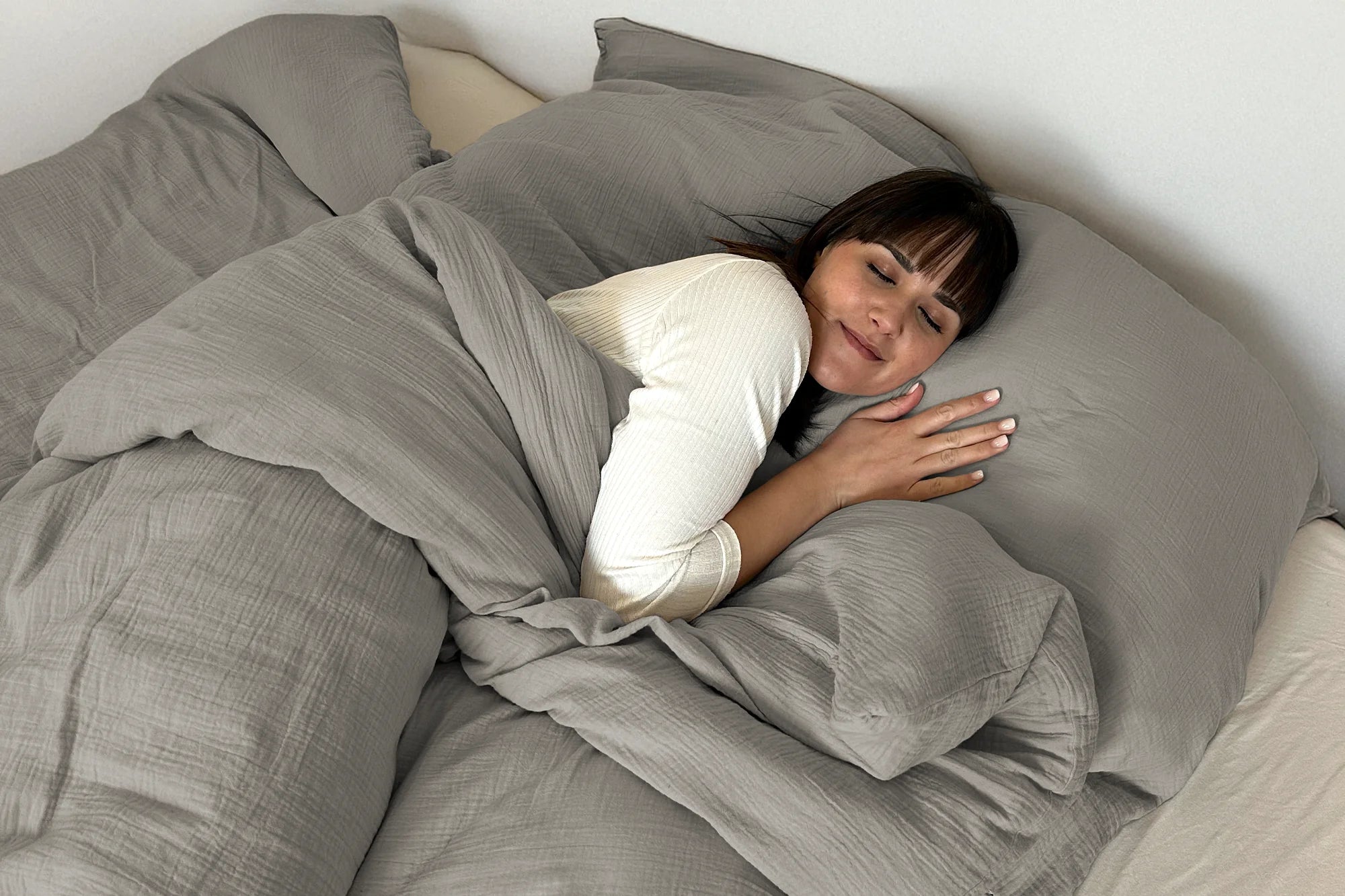 Gemütliche Musselin Bettwäsche von Softly